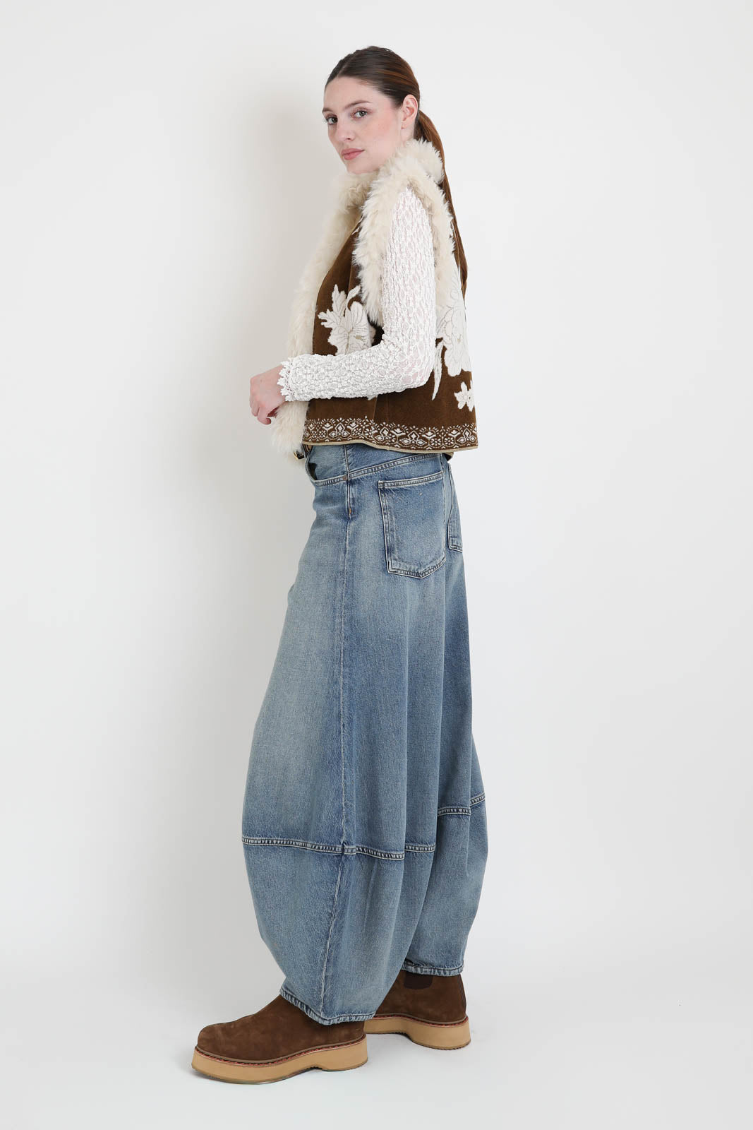 Gilet The Lotus in Cumino