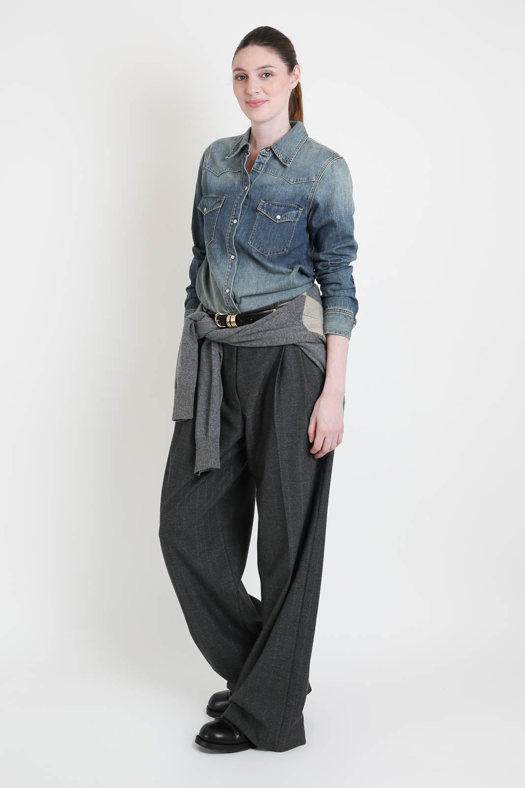 Hose Marlene in Anthracite