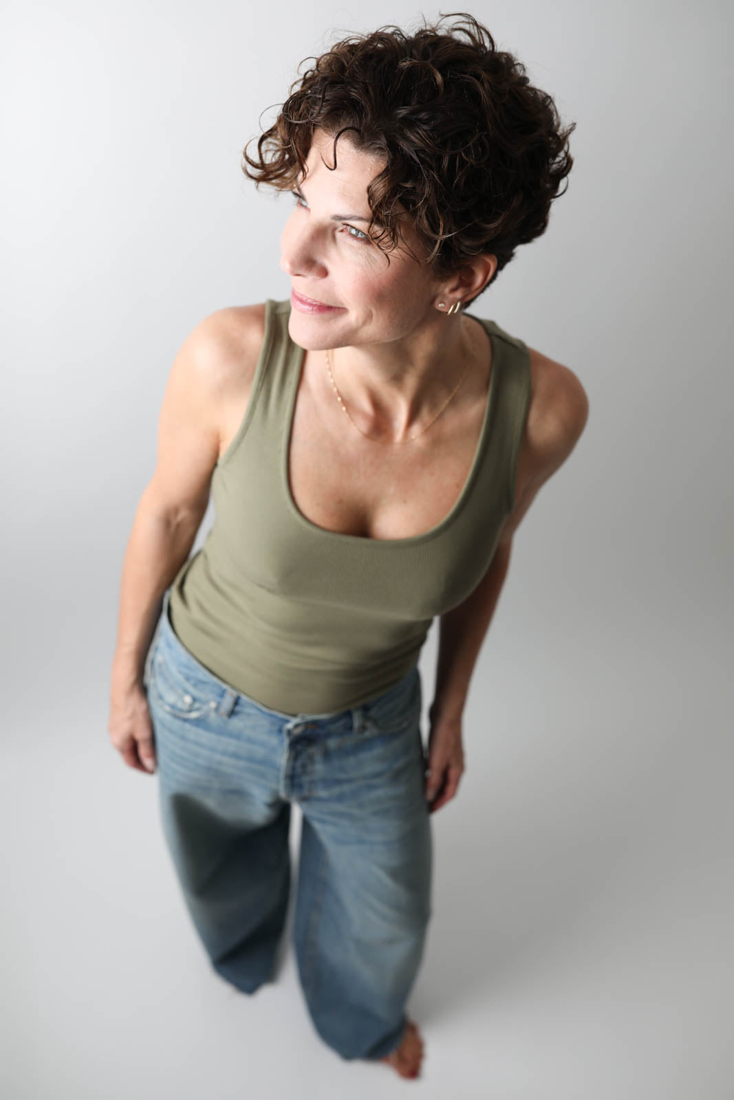 Tank Top Claire in Khaki