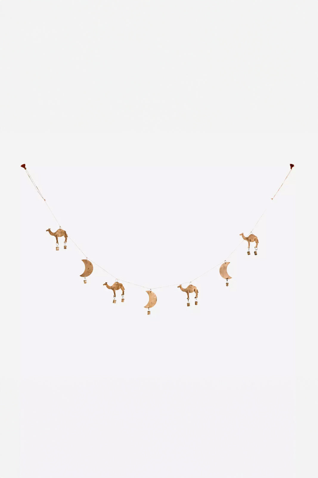 Girlande Camels, Moons & Bells in Ant. Gold