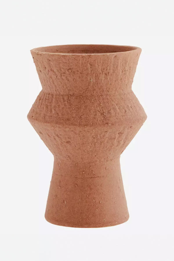 Vase Stoneware in Brick
