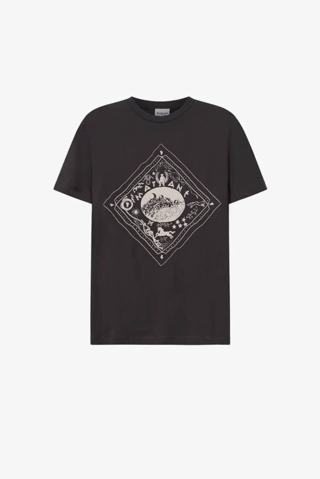 Marant Etoile, T-Shirt Zewel in Faded Black