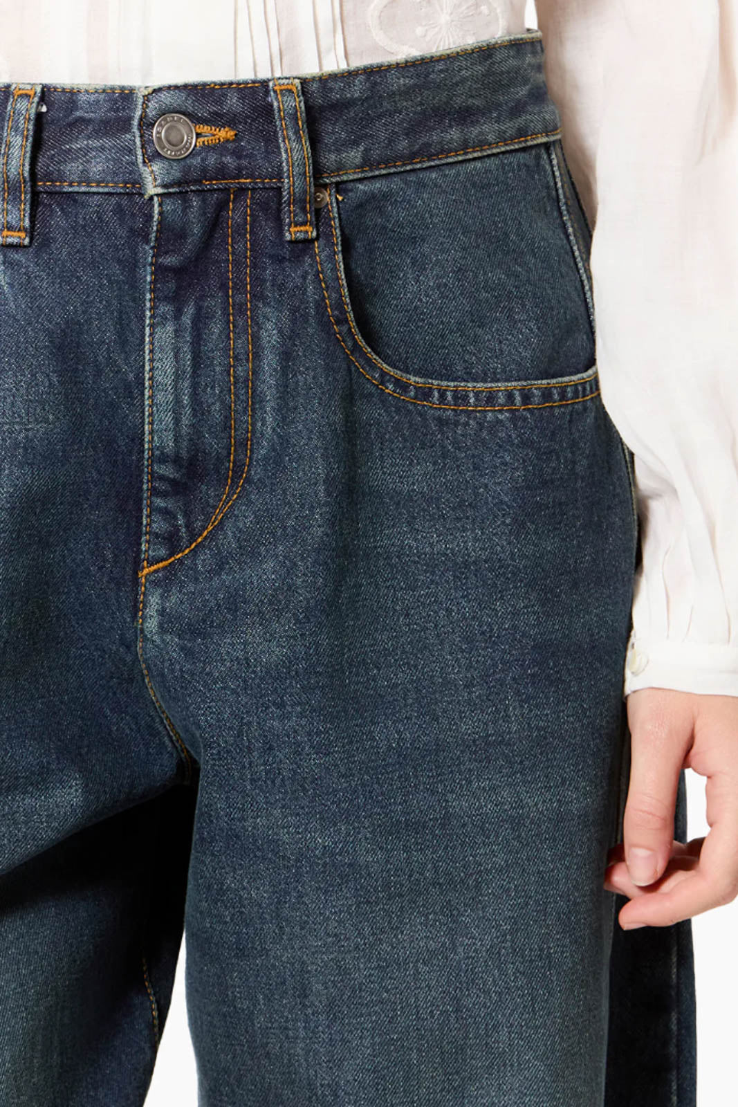 Isabel Marant, Jeans Oriane in Faded Blue