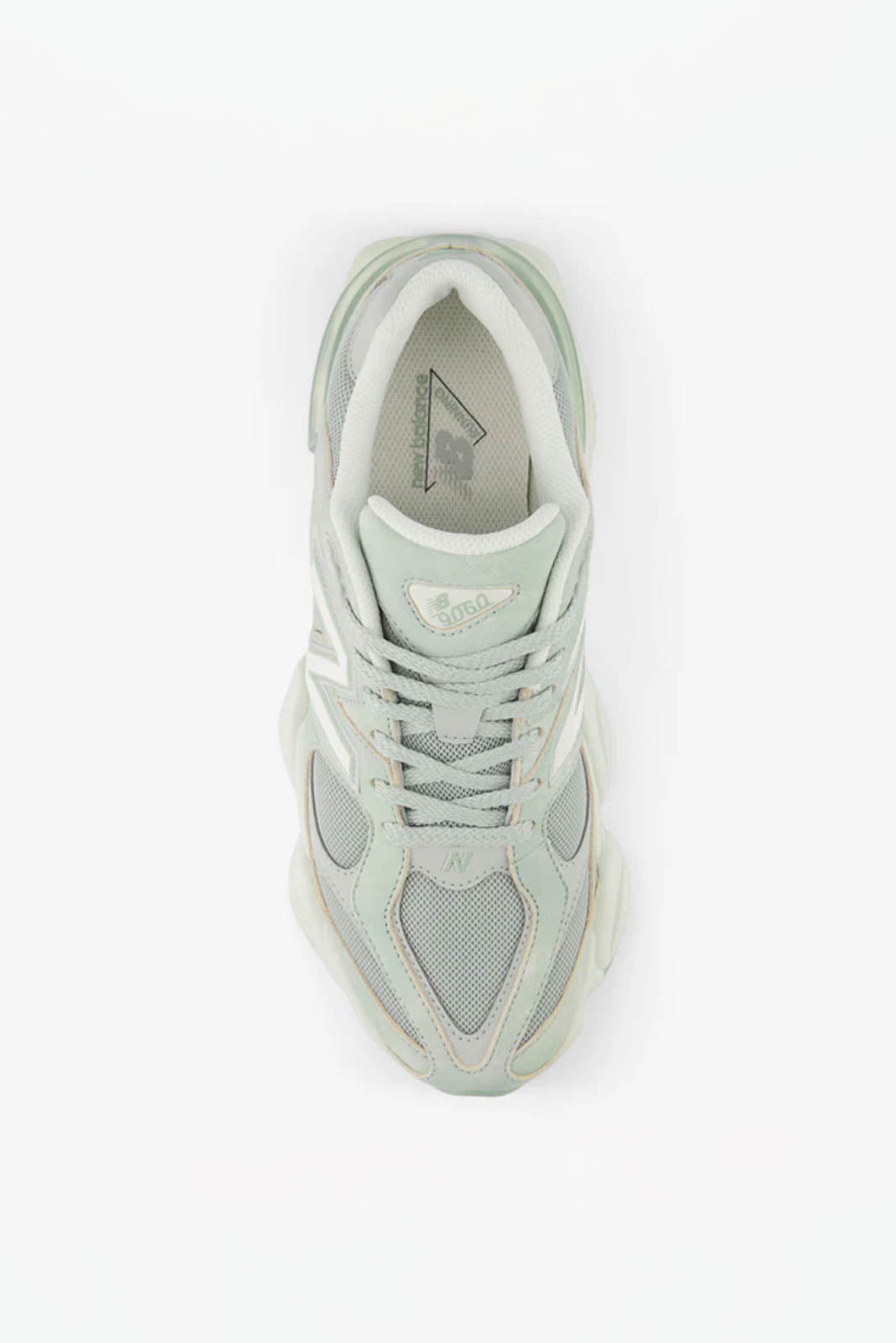 New Balance, Sneakers 9060 in Mosaic Green/Sea Salt
