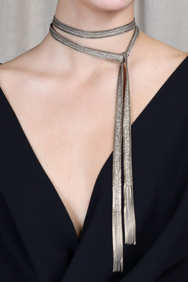 Halskette in Kaki