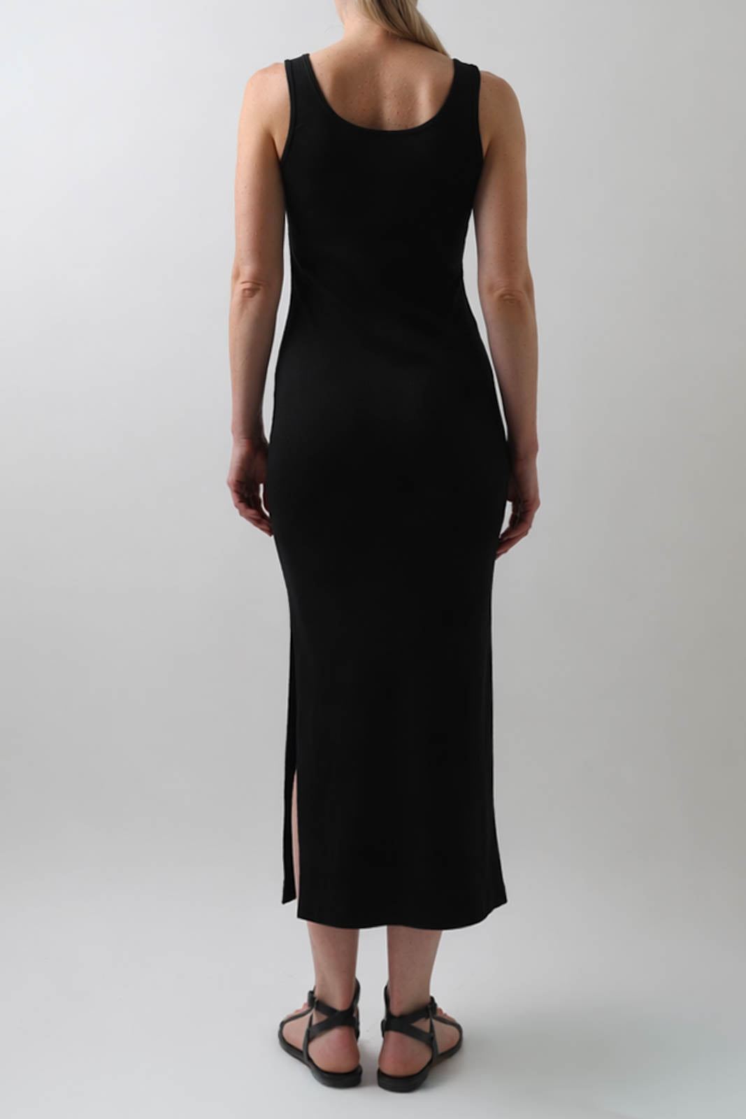 Vestibule Garderobe, Kleid Rib in Schwarz