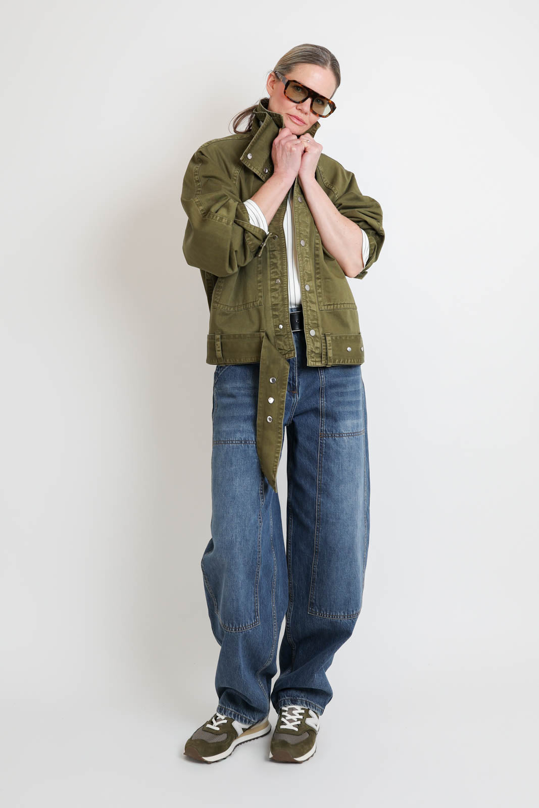 CO, Raglan Workwear Jacket in Avocado