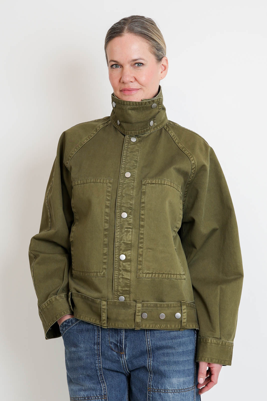 CO, Jacke Raglan Workwear in Avocado