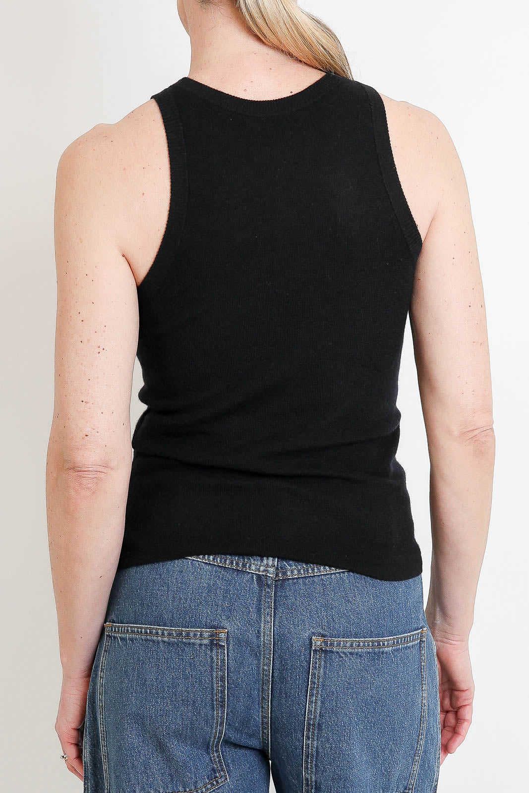 CO, Black Racerback Tank Top