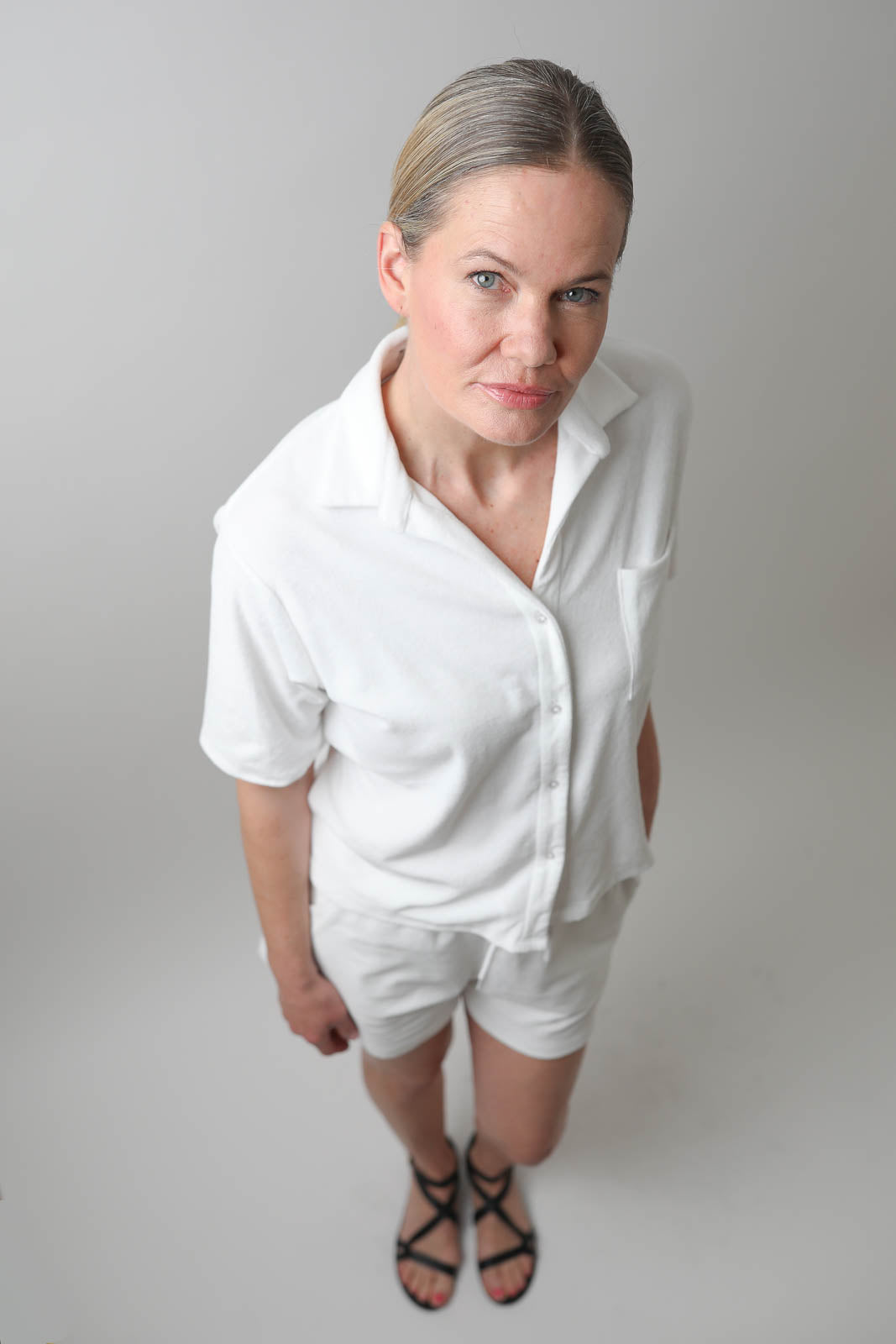 Vestibule Garderobe, Shorts aus Frottee in Weiss