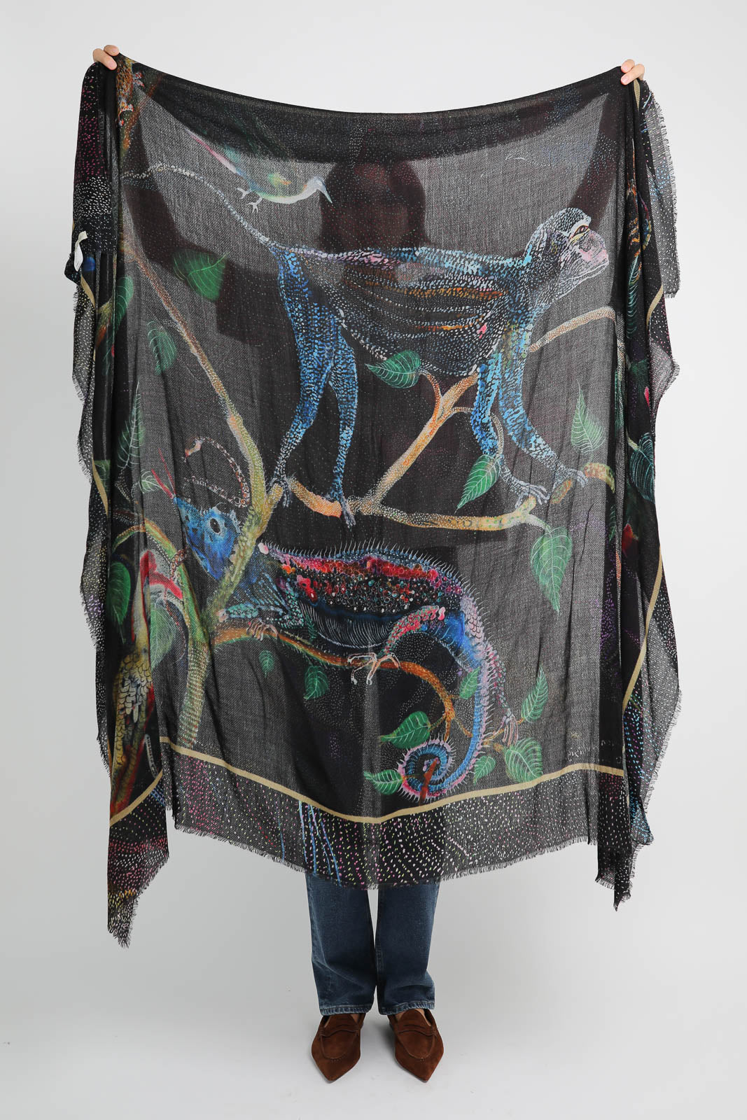 Faliero Sarti Schal Monkey in Multi