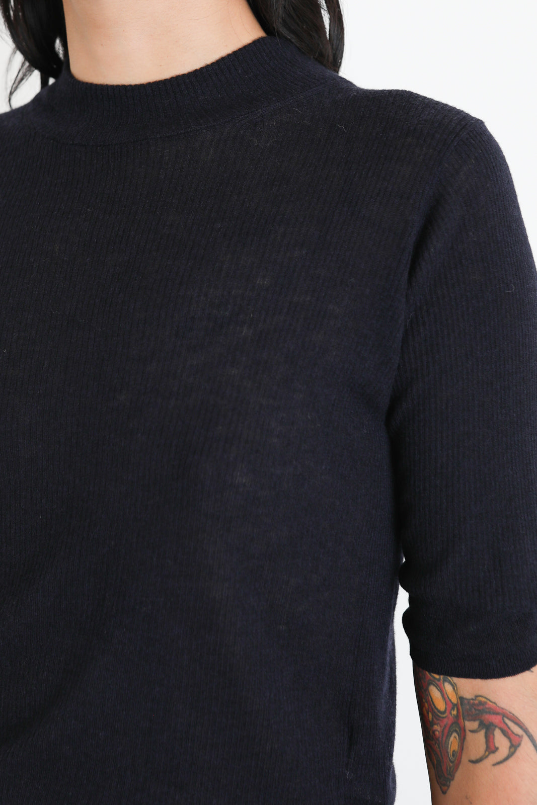  C. T. Plage, Pullover Halfsleeve in B.Navy