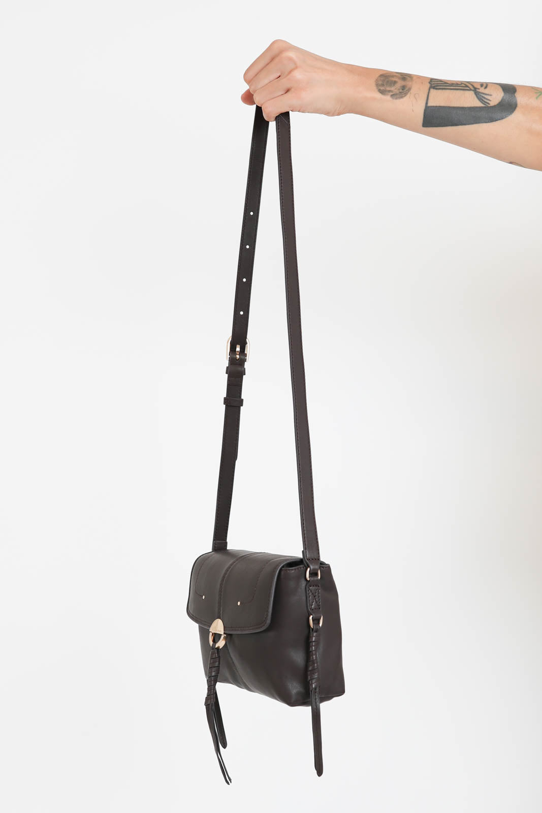 Vanessa Bruno, Tasche Clutch Othilia in Brownie