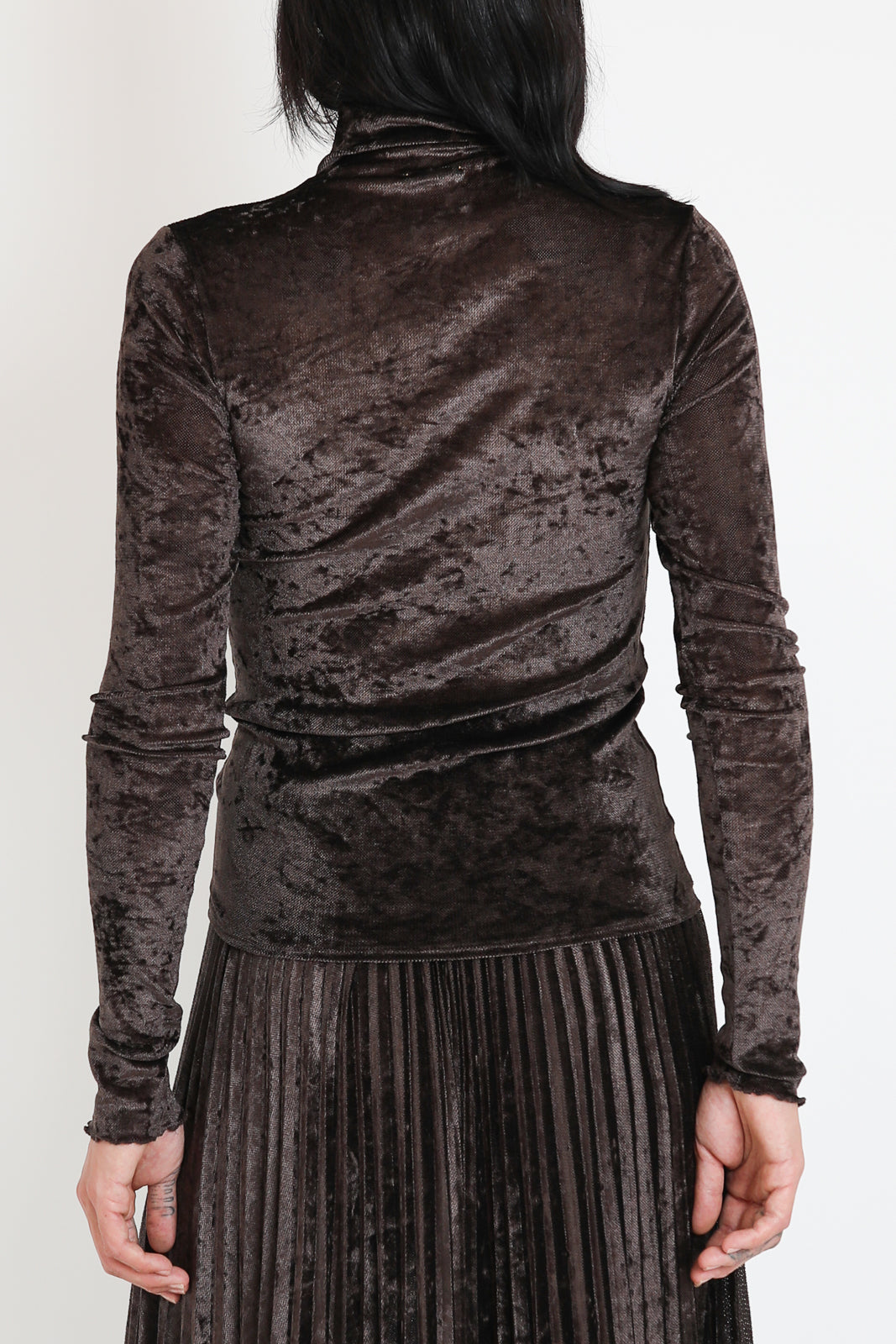 Forte-Forte, « Pullover » Flocked Stretch en fondant