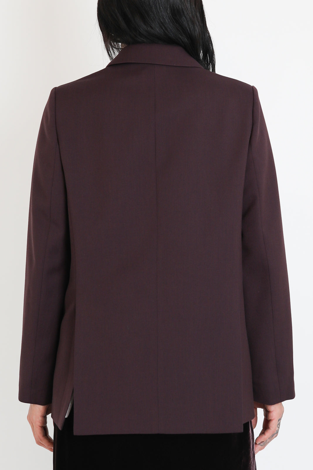 Forte-Forte, Blazer Grain de Poudre in Bordeaux