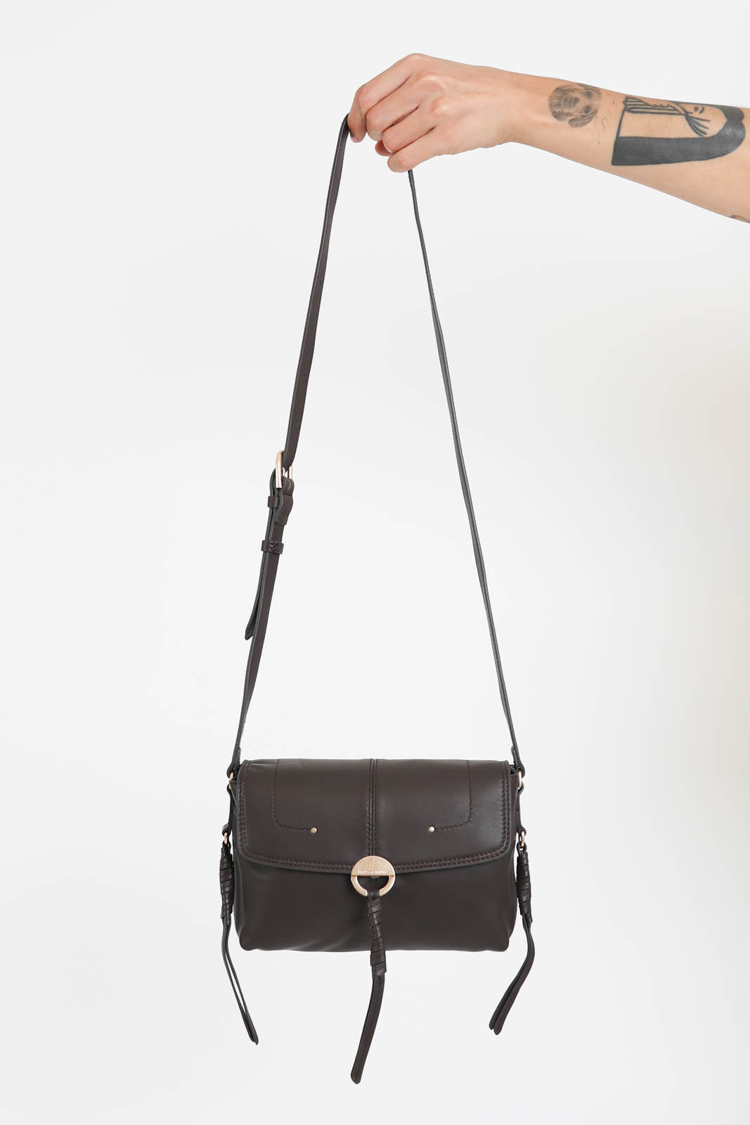 Vanessa Bruno, Tasche Clutch Othilia in Brownie