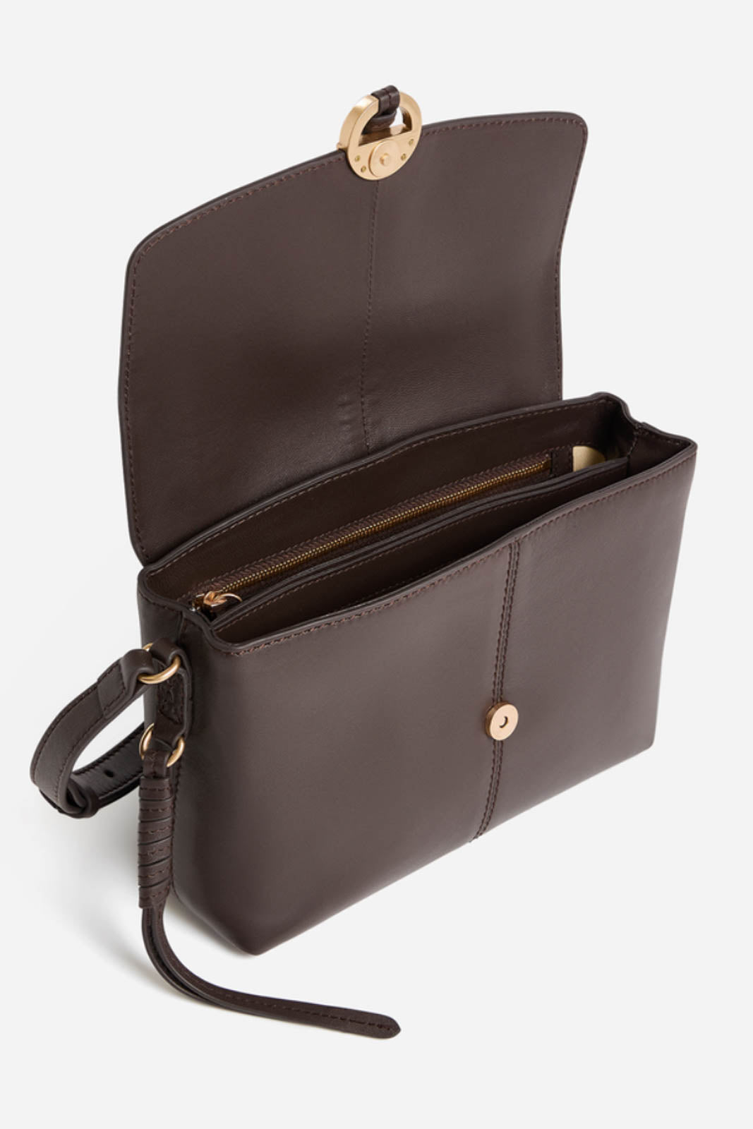 Vanessa Bruno, Tasche Clutch Othilia in Brownie