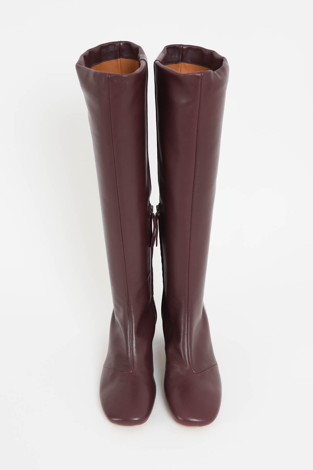 Forte-Forte, Stiefel aus Leder in Ruby