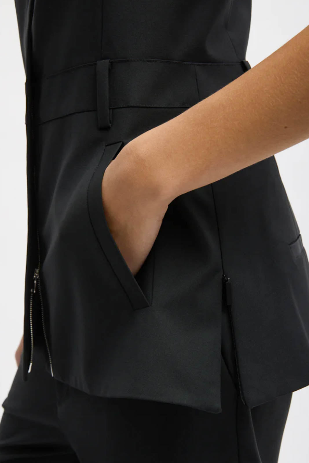 Tibi, Top Overall in Schwarz