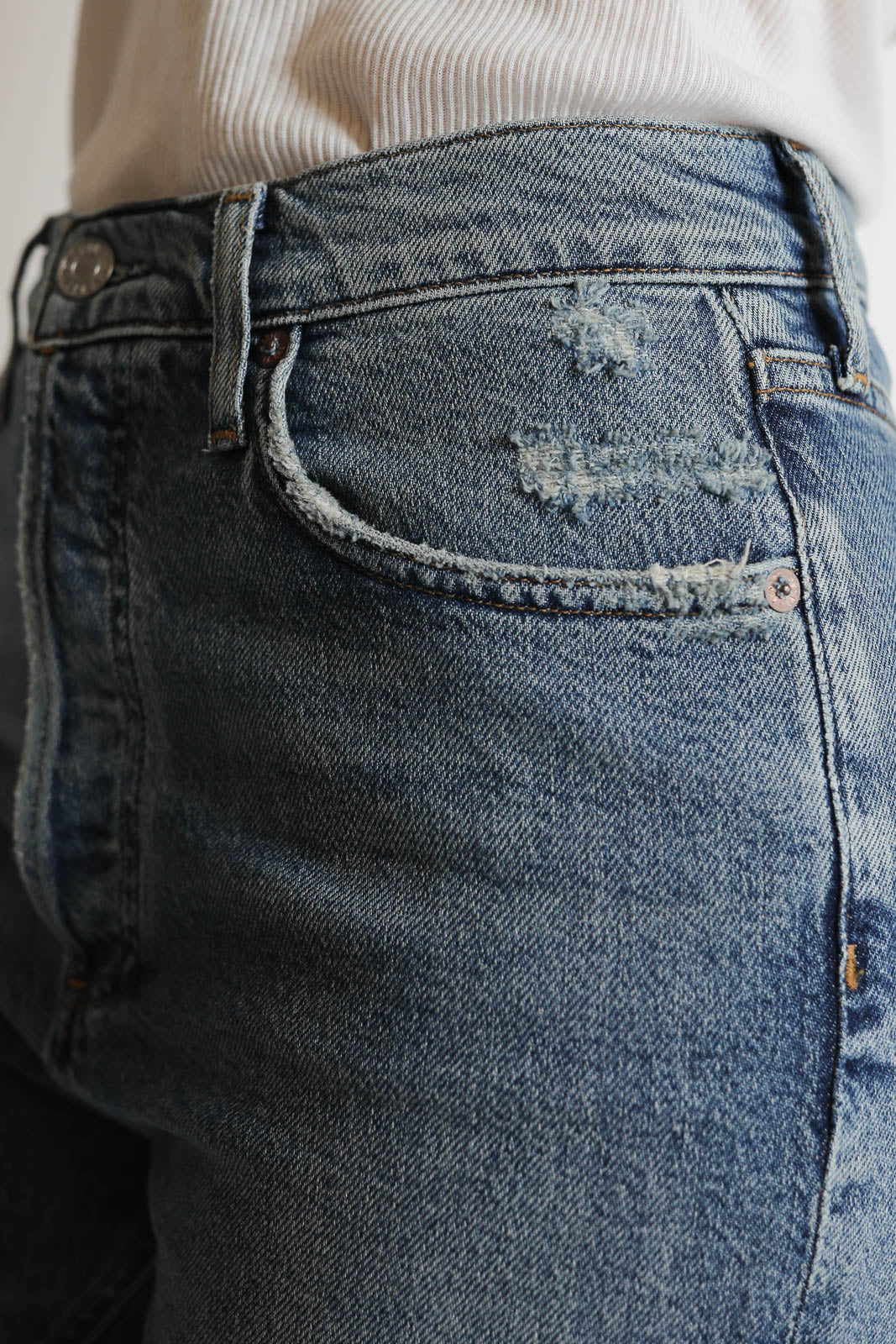 Agolde, Jeans 90s Pinch Waist Crop in Renew