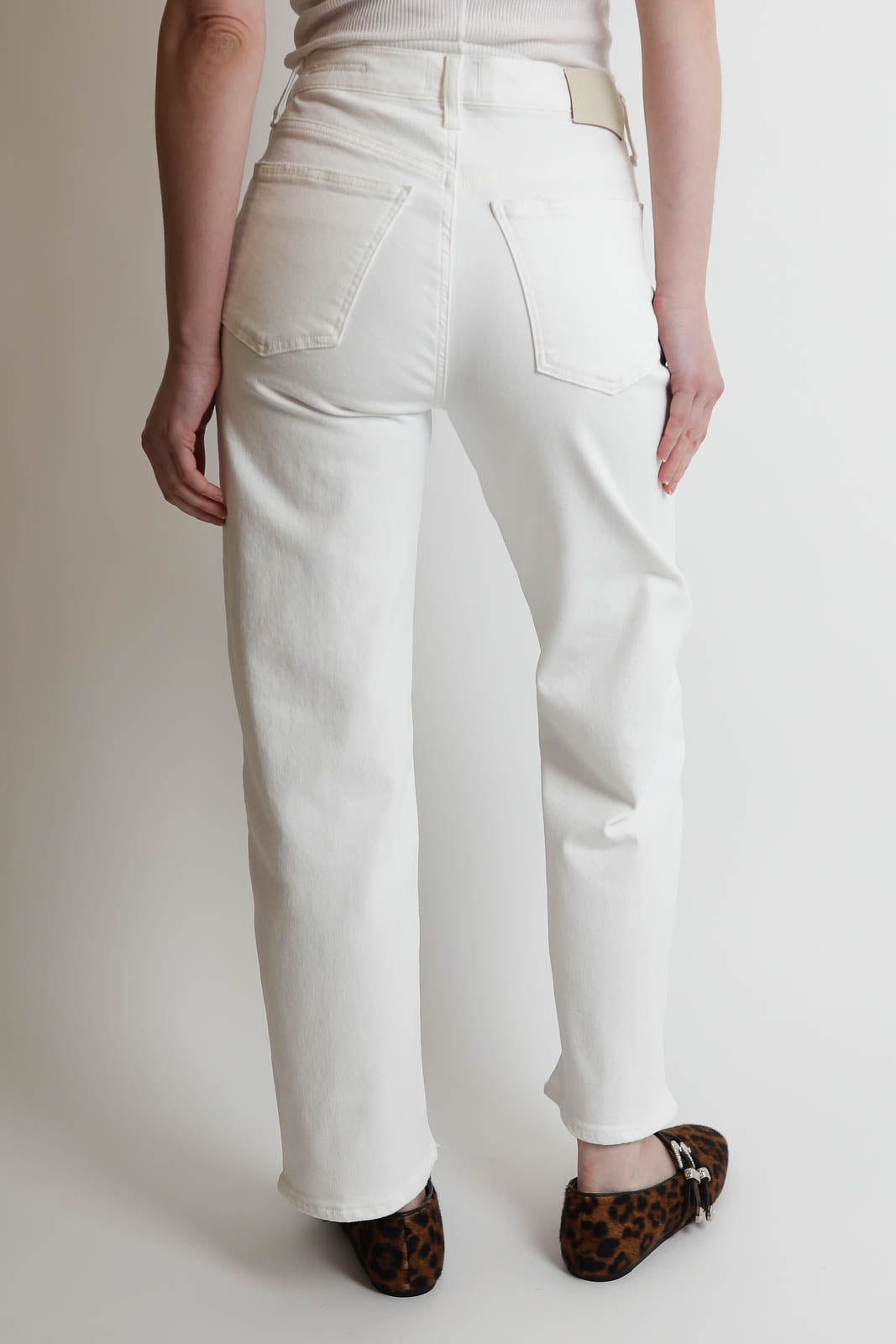 Agolde, Jeans Palma Straight in Soft White