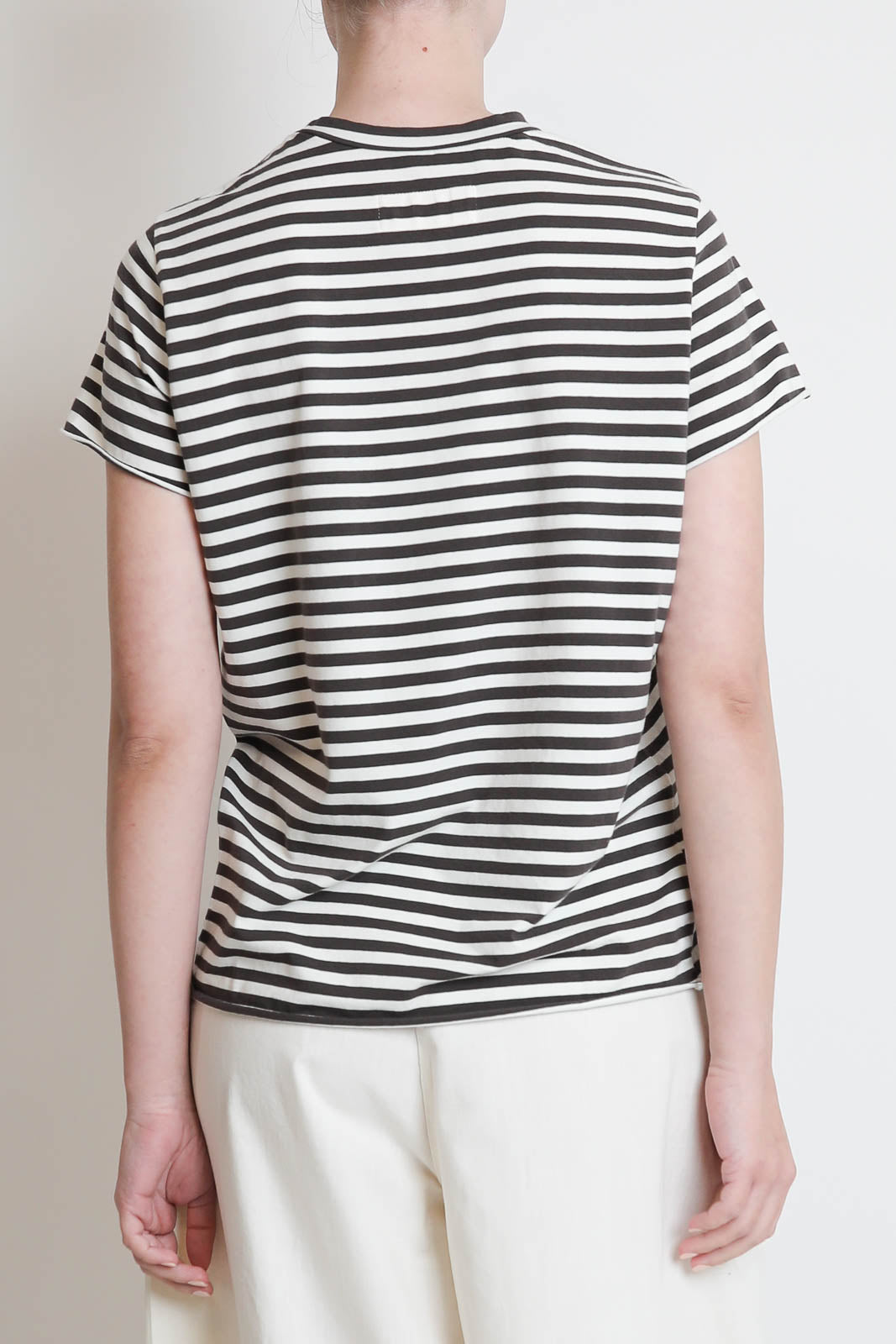 Labo.Art, T-Shirt Rico Striped in Avorio