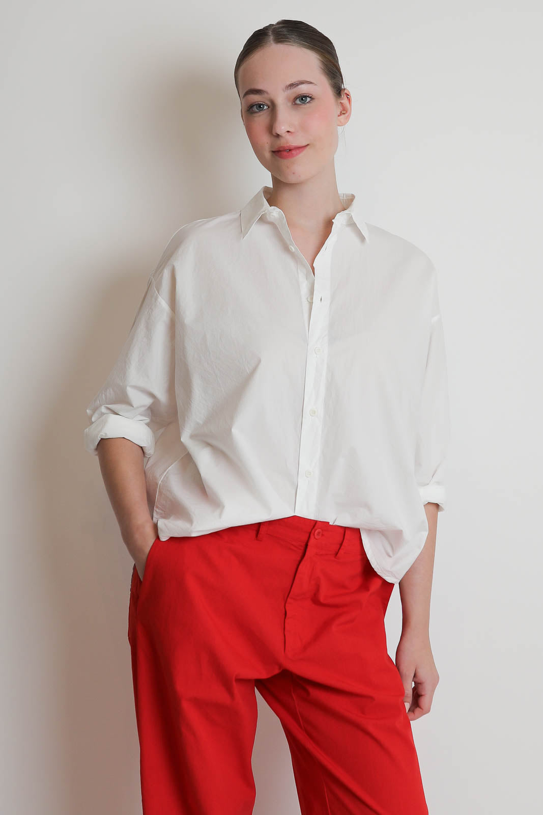 Labo.Art, Bluse Eolia Sushi in Weiss