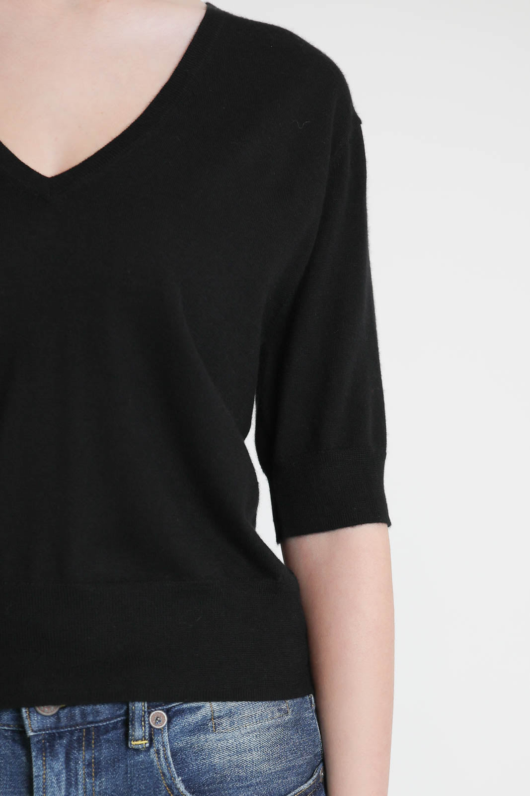 Soft Goat, Pullover Featherlight in Schwarz