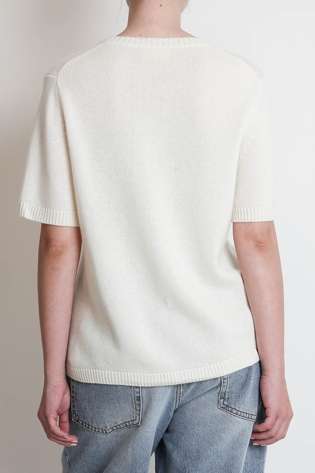 Soft Goat, T-Shirt Oversized in Feather White