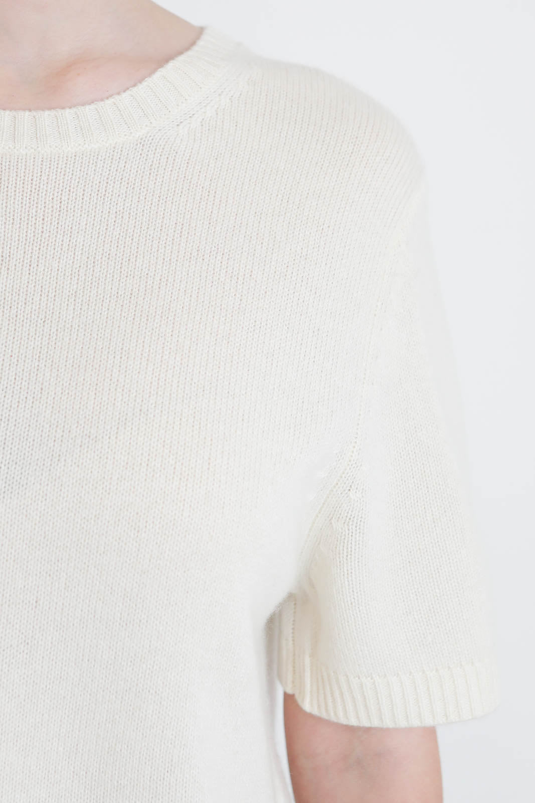 Soft Goat, T-Shirt Oversized in Feather White