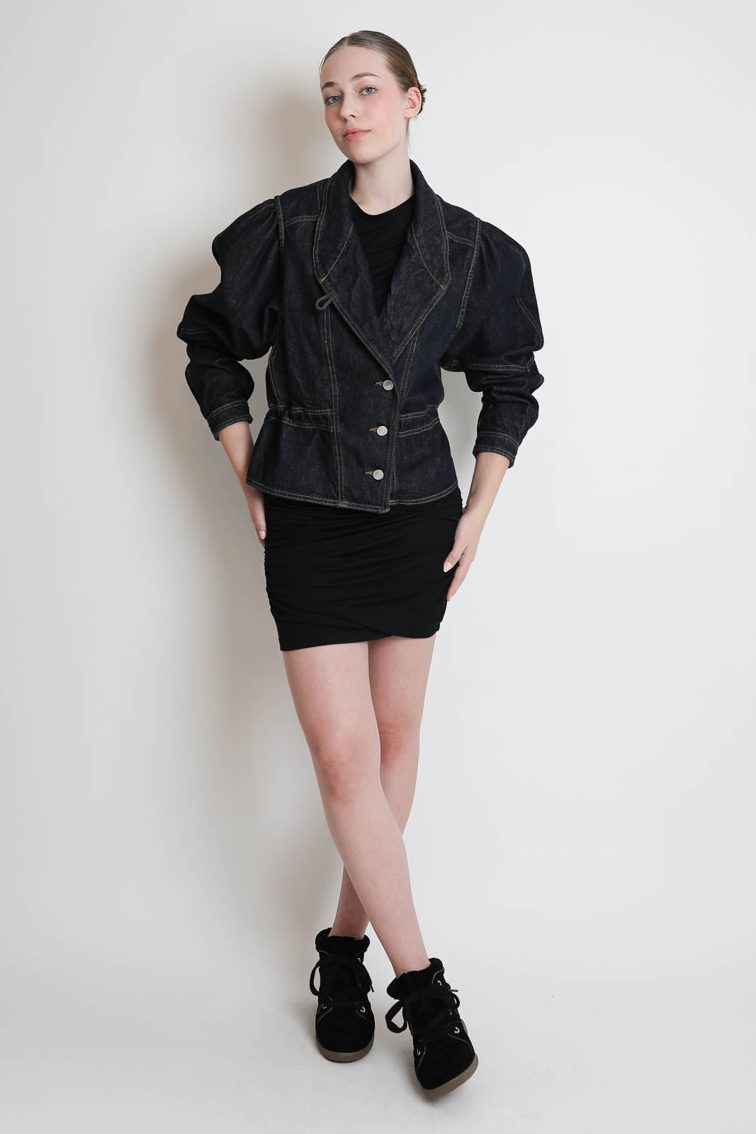Isabel Marant, Jacke Dolie in Dark Midnight