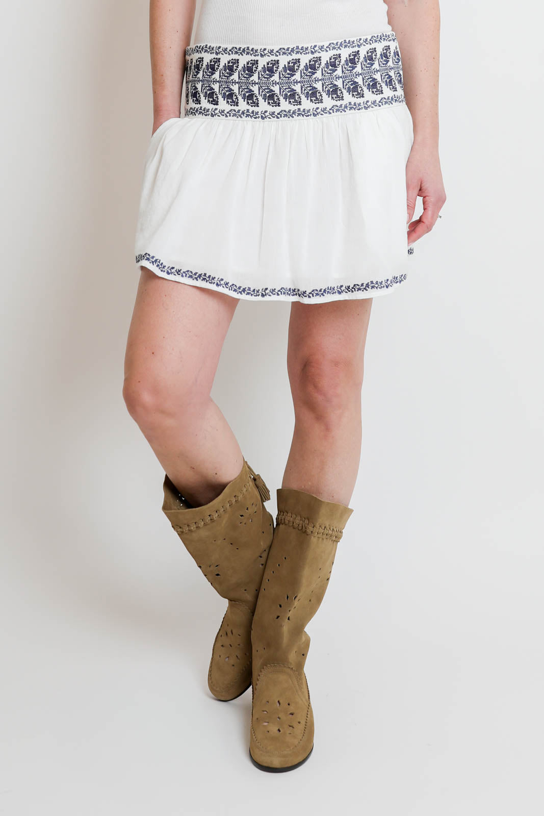 Marant Étoile, Rock Picadilia in Ecru/Blue