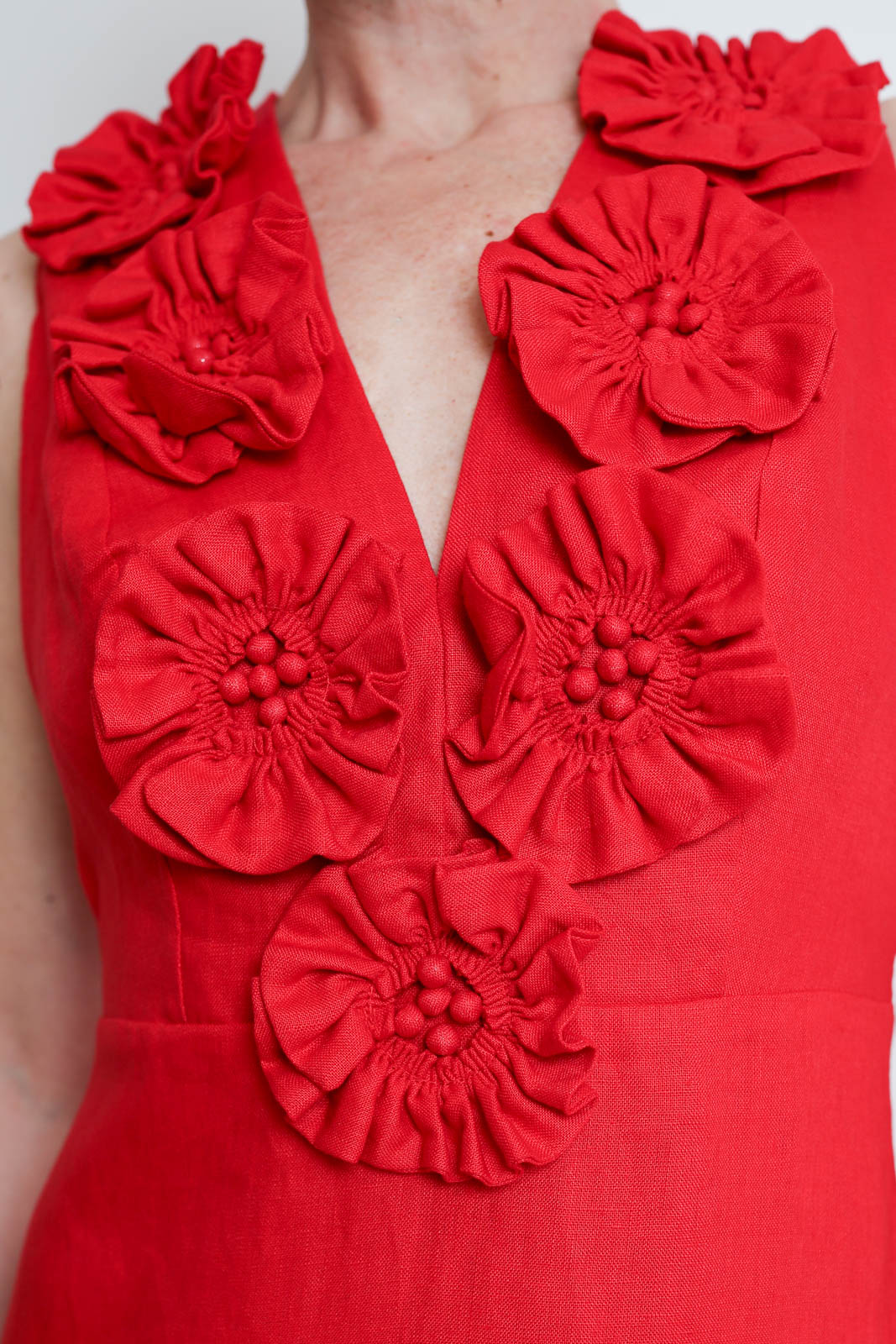 Farm Rio, Kleid ohne Ärmel in Rot