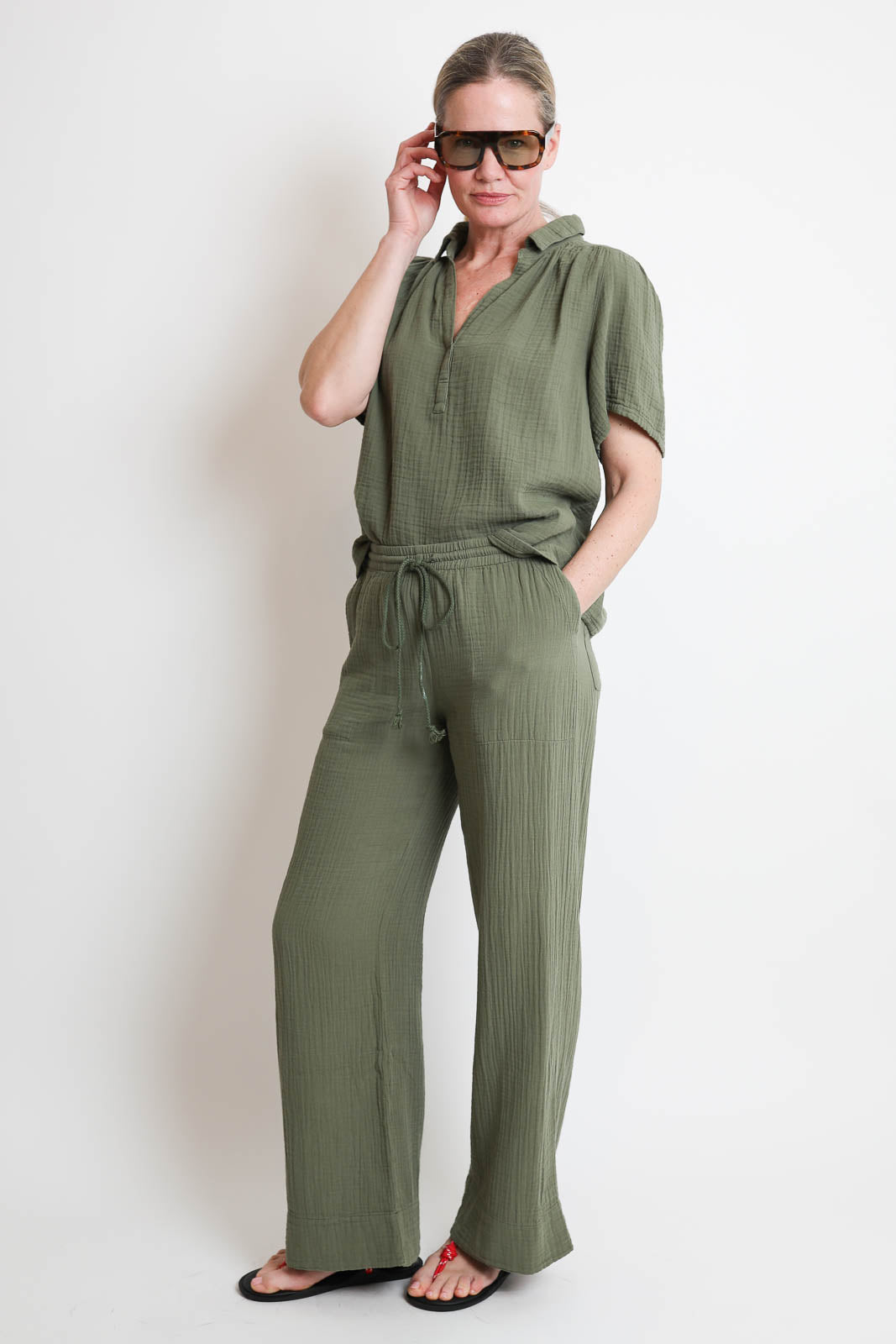 Xirena, Hose Kayson in Olive Moss