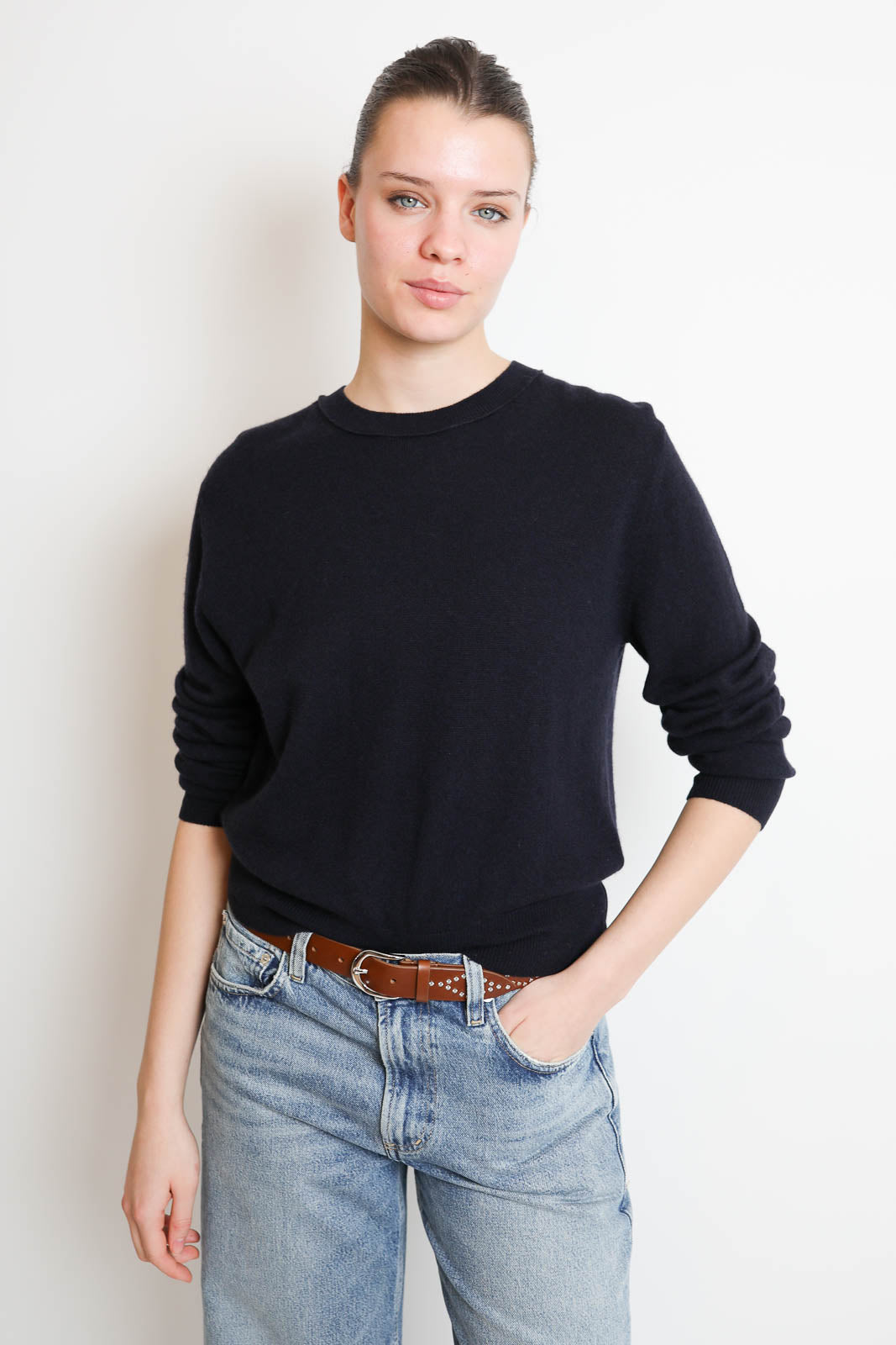 Lisa Yang, Pullover Greer in Deep Navy