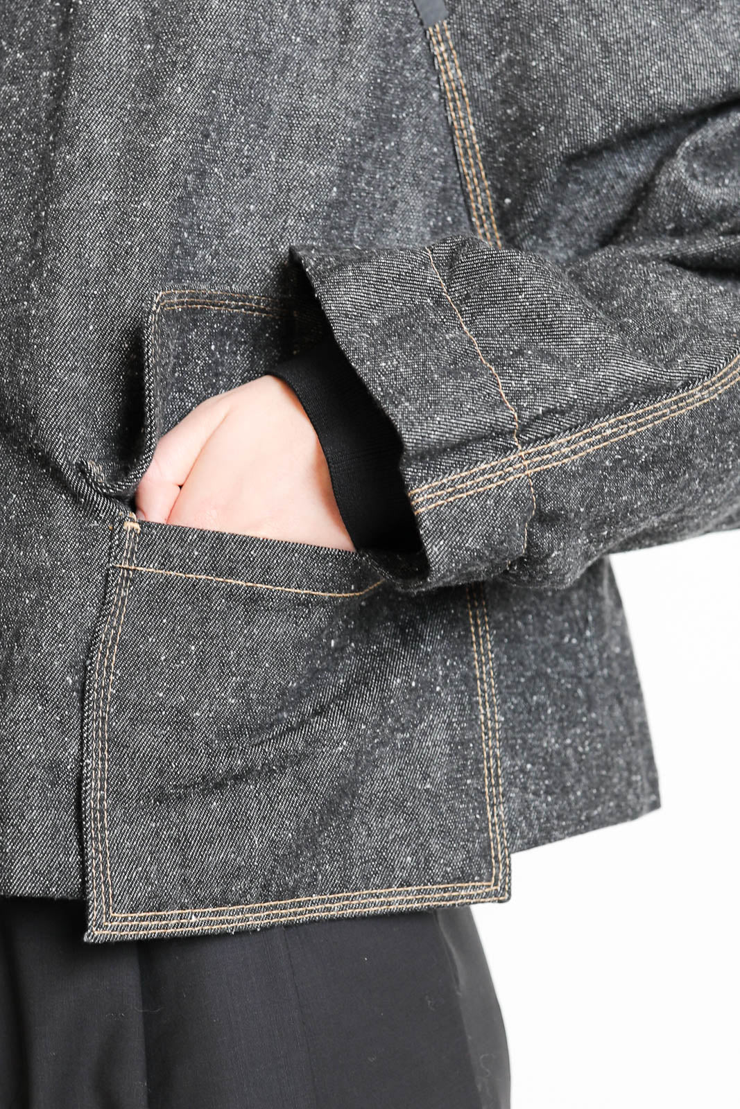 Nackiye, Jacke Precious Cargo in Indigo Raw