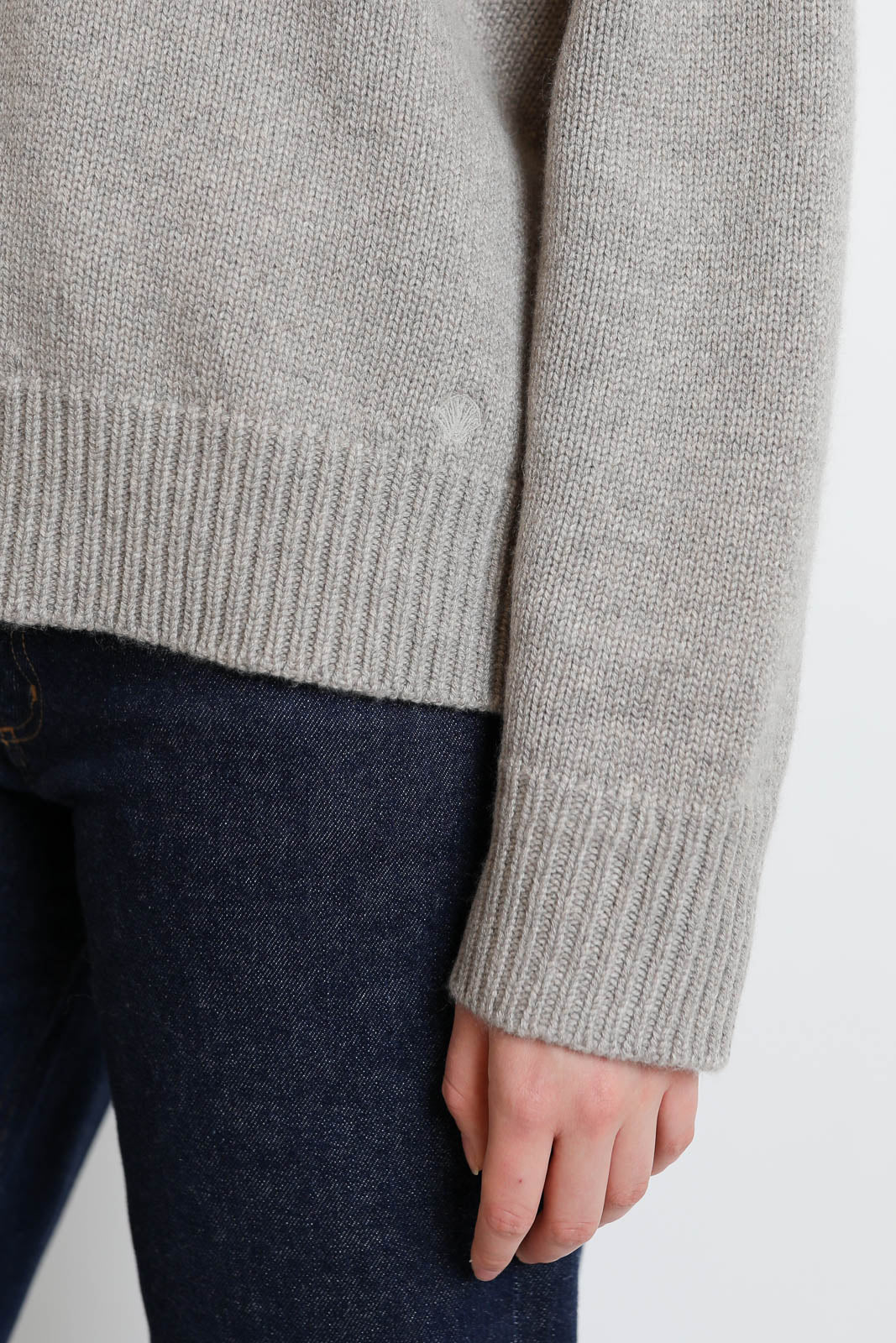 Loulou de Saison, Pullover Pia in Stone Melange