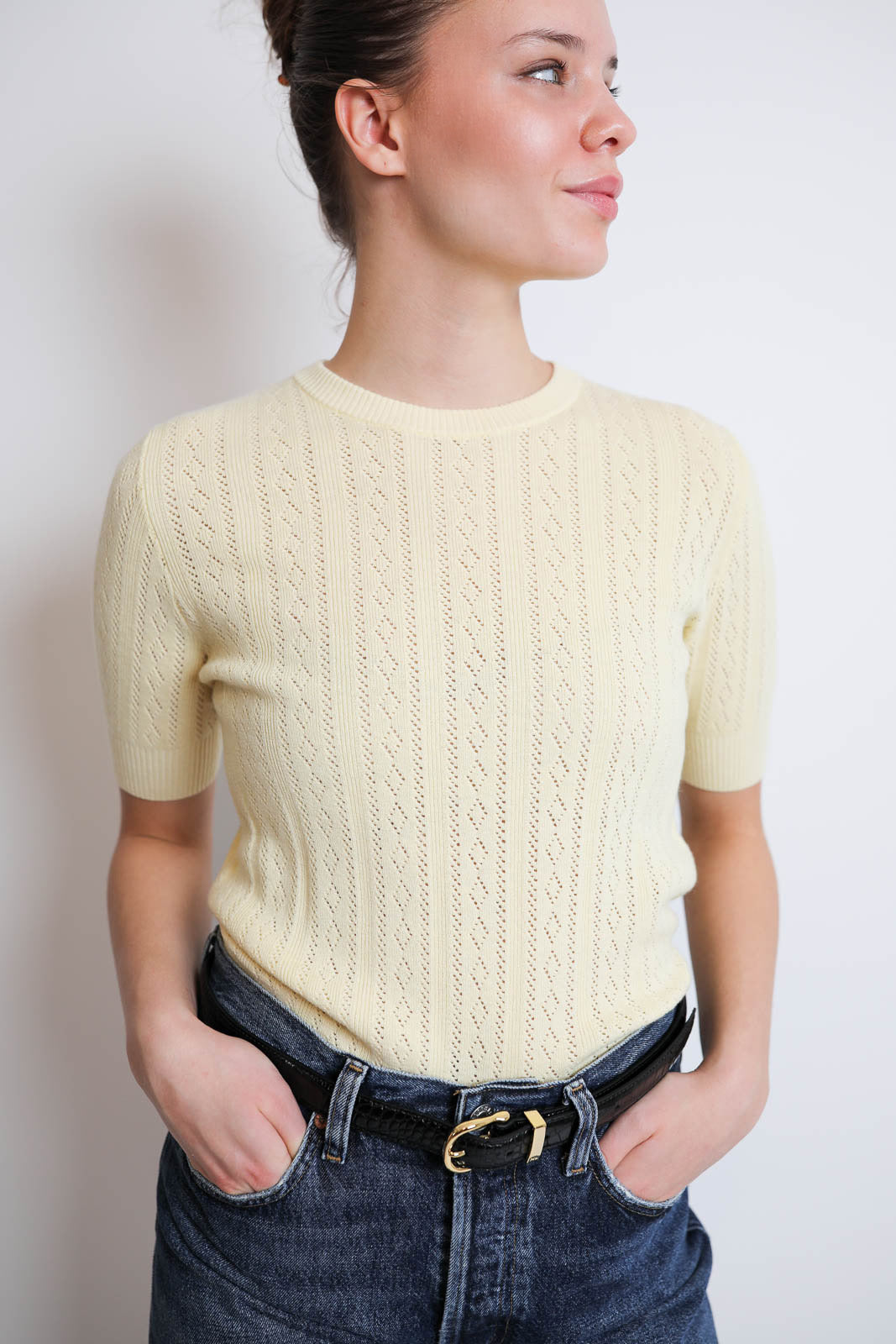 Lisa Yang, T-Shirt Nika in Limone