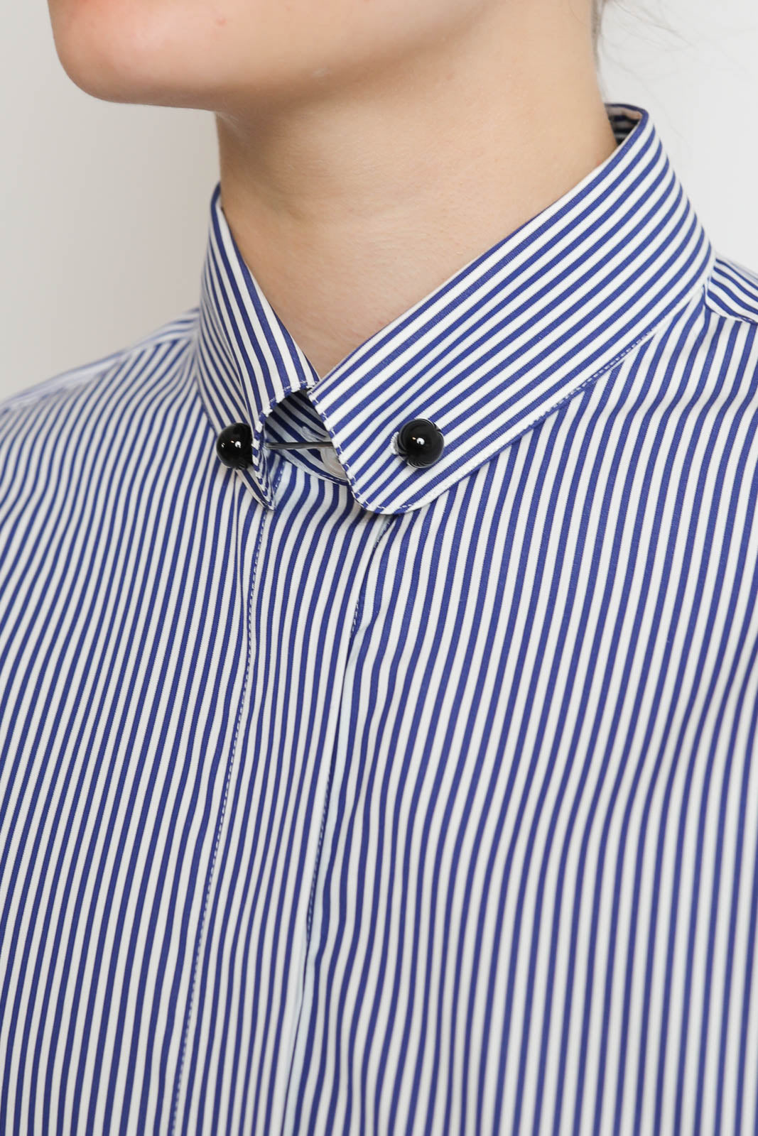 Nackiye, Bluse Saville in Navy Stripe