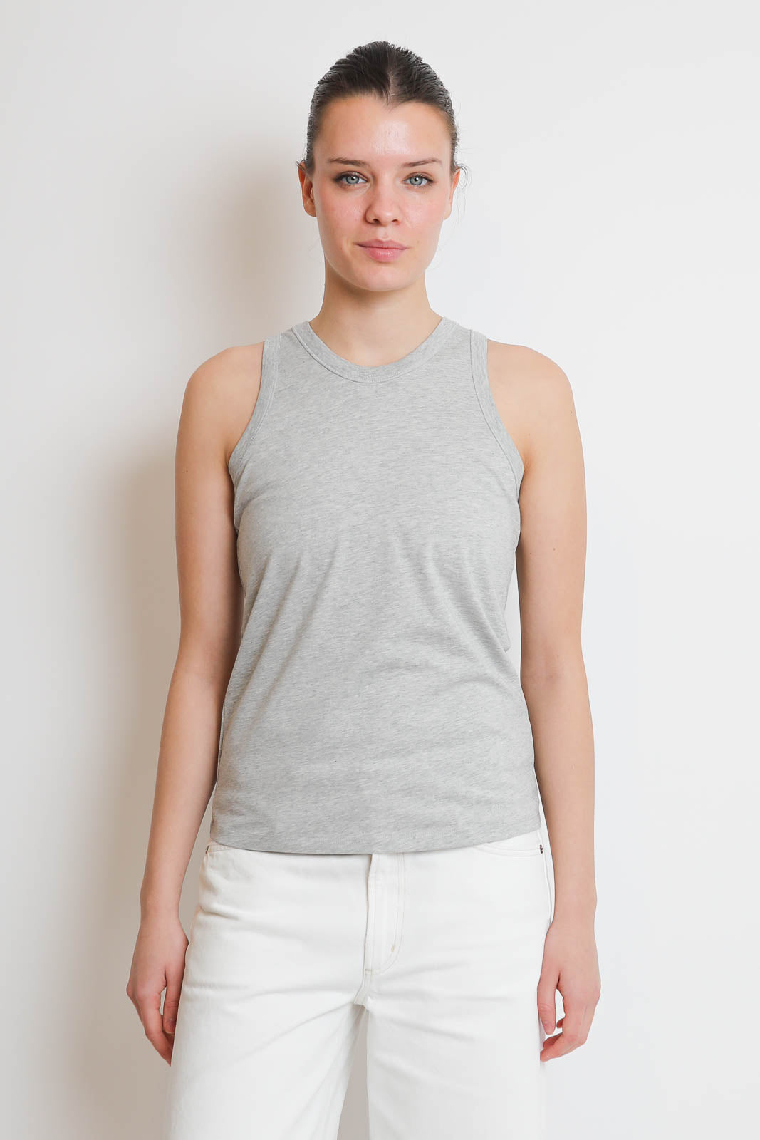 Loulou de Saison, Tanktop Poso in Grey Melange