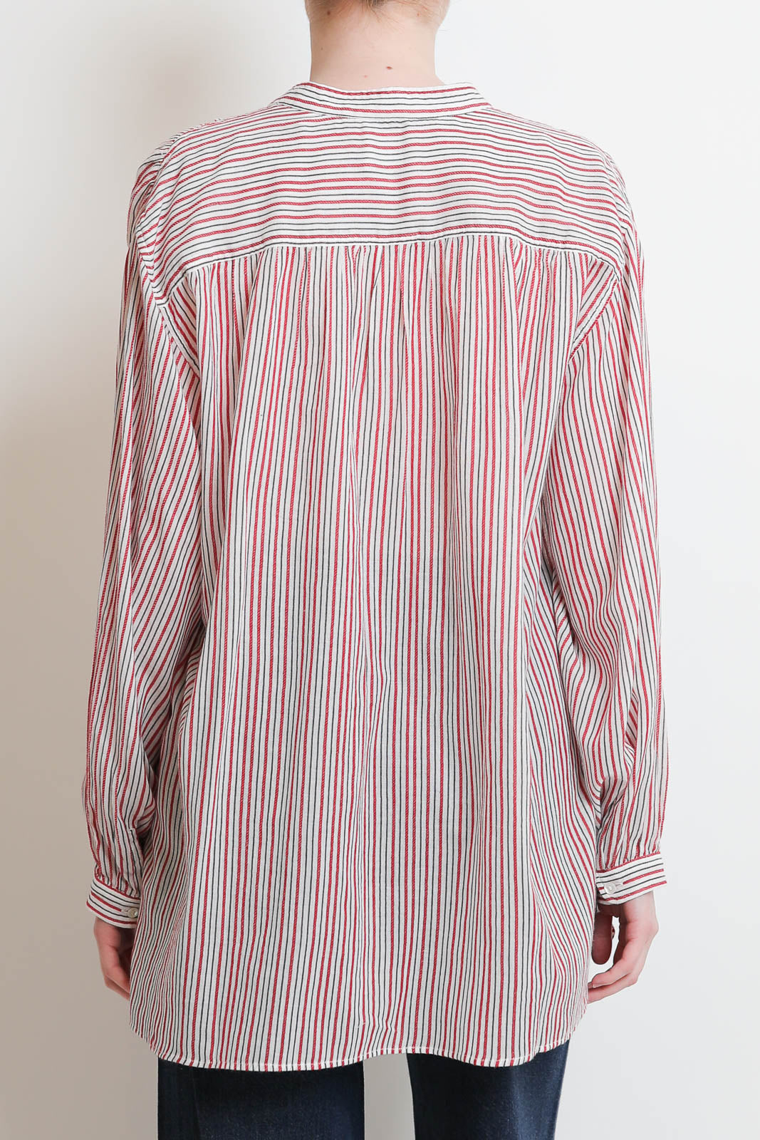 Marant Etoile, Bluse Sapha in Ecru/Red