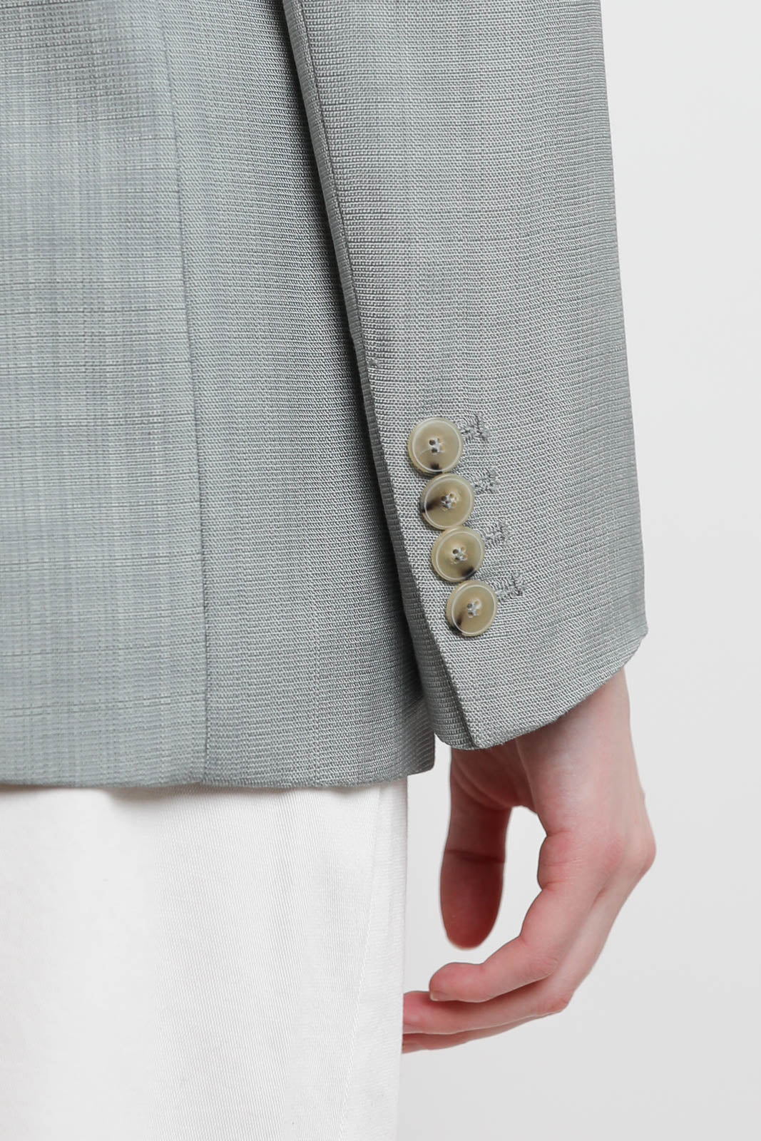 Forte-Forte, Blazer Hopsack in Lagune