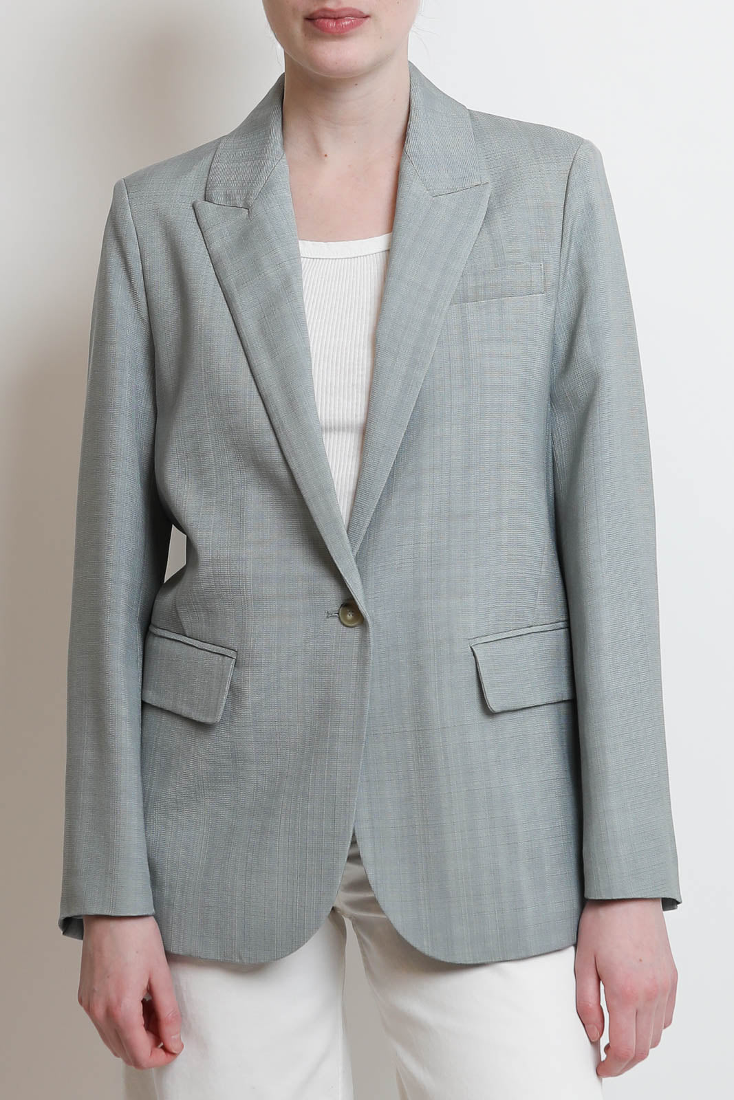 Forte-Forte, Blazer Hopsack in Lagune