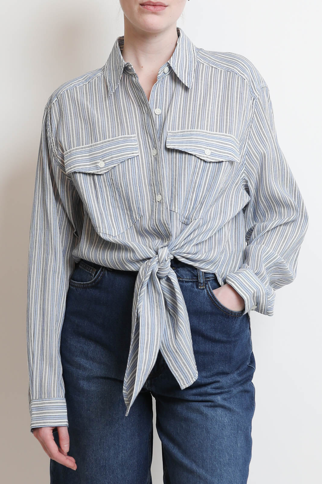 Marant Etoile, Bluse Nath in Blau