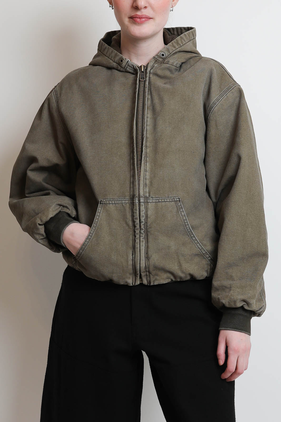 6397, Jacke Zip-Up in Mud