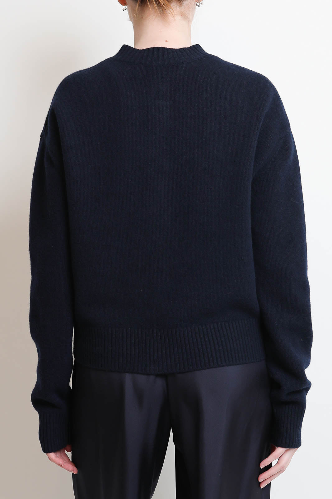 Rohe, Cardigan Short Wool in Navy