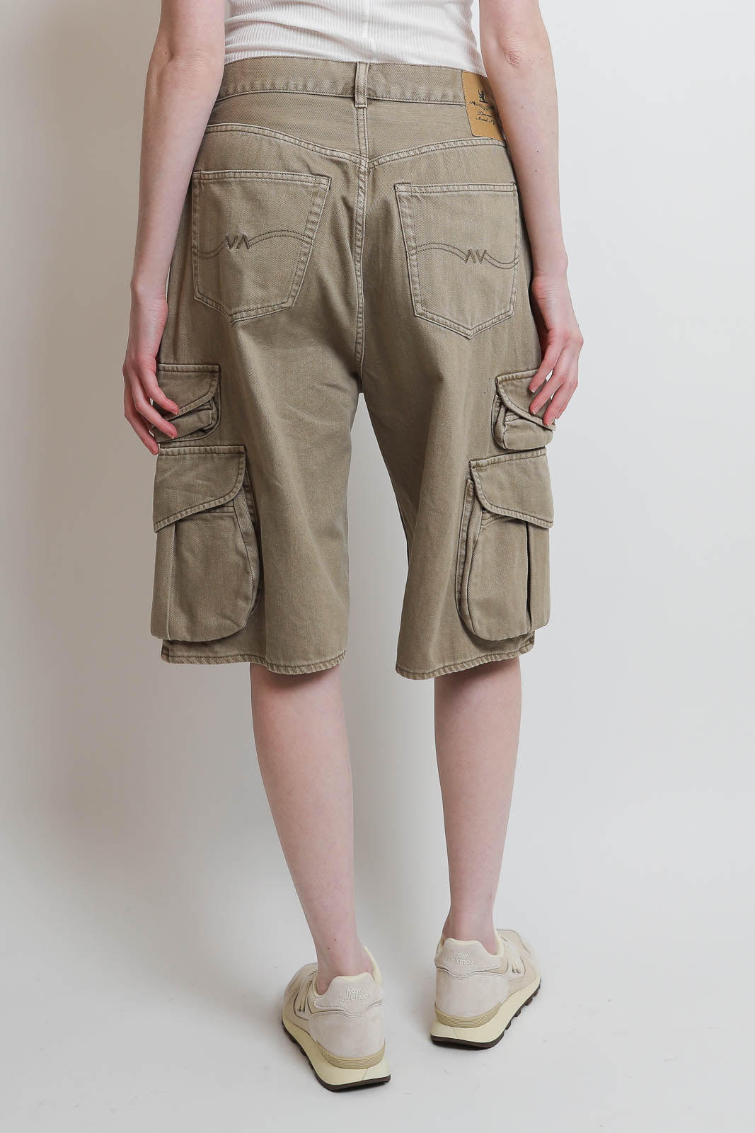 Denimist, Shorts Kelby Cargo in Worn Khaki