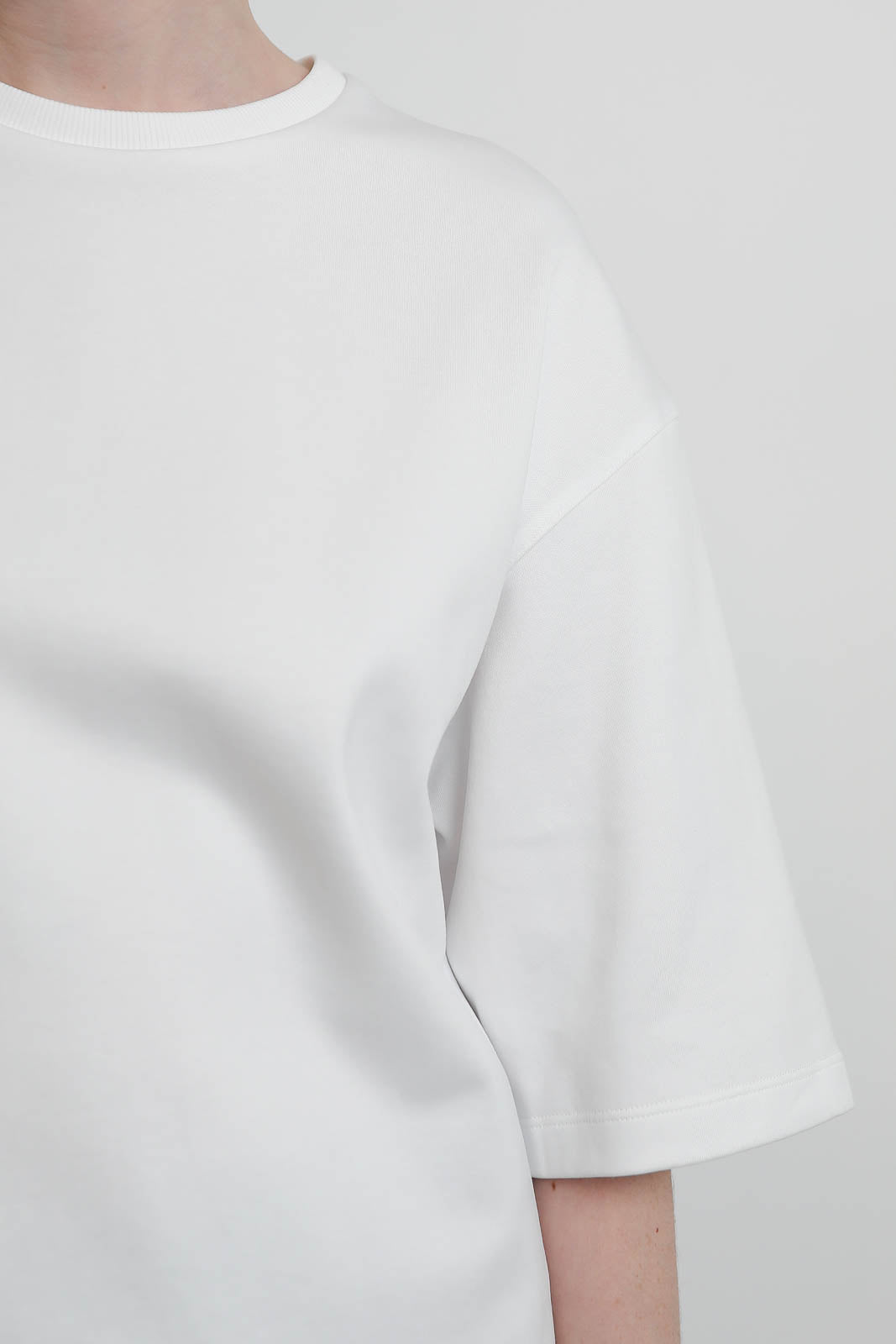 Tibi, T-Shirt Active in Weiss