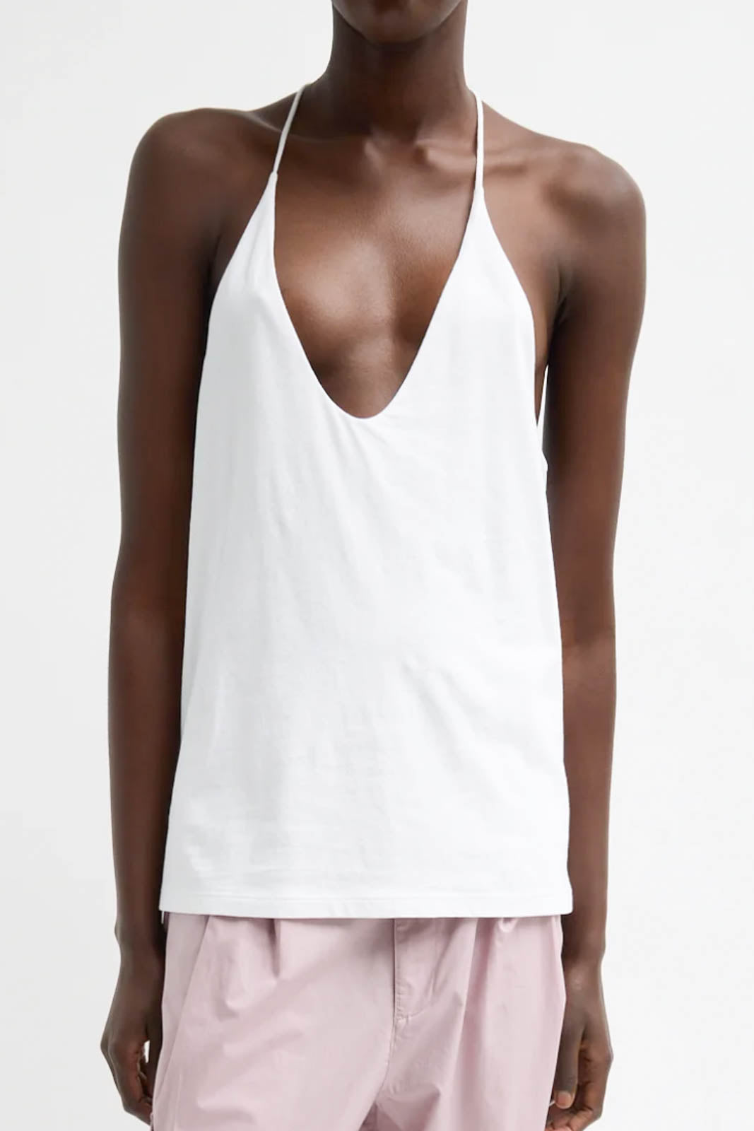 Tank Top Racerback in Weiss
