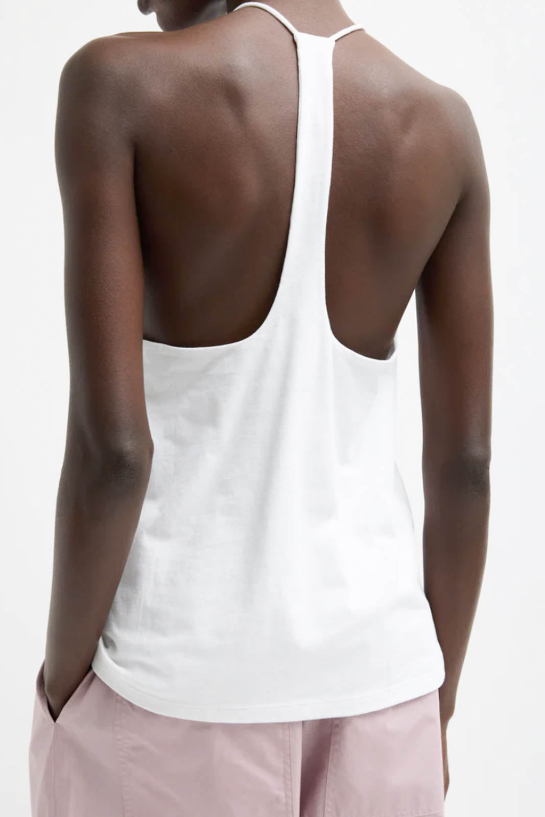 Tank Top Racerback in Weiss